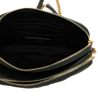 Saint Laurent YSL Logo Becky Double Zip Pouch Crossbody Chain Shoulder — view 4