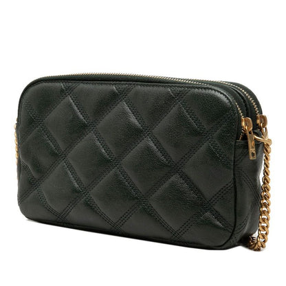 Saint Laurent YSL Logo Becky Double Zip Pouch Crossbody Chain Shoulder — view 2