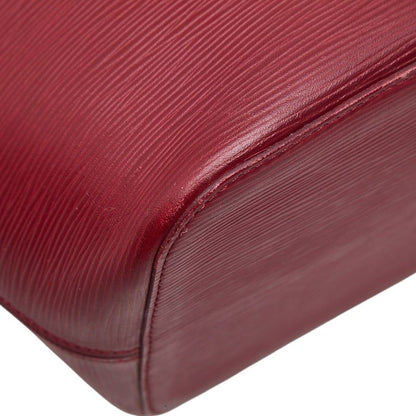 Louis Vuitton Epi Neverfull MM Tote Shoulder Bag Fuchsia Wine Red Leather — view 5
