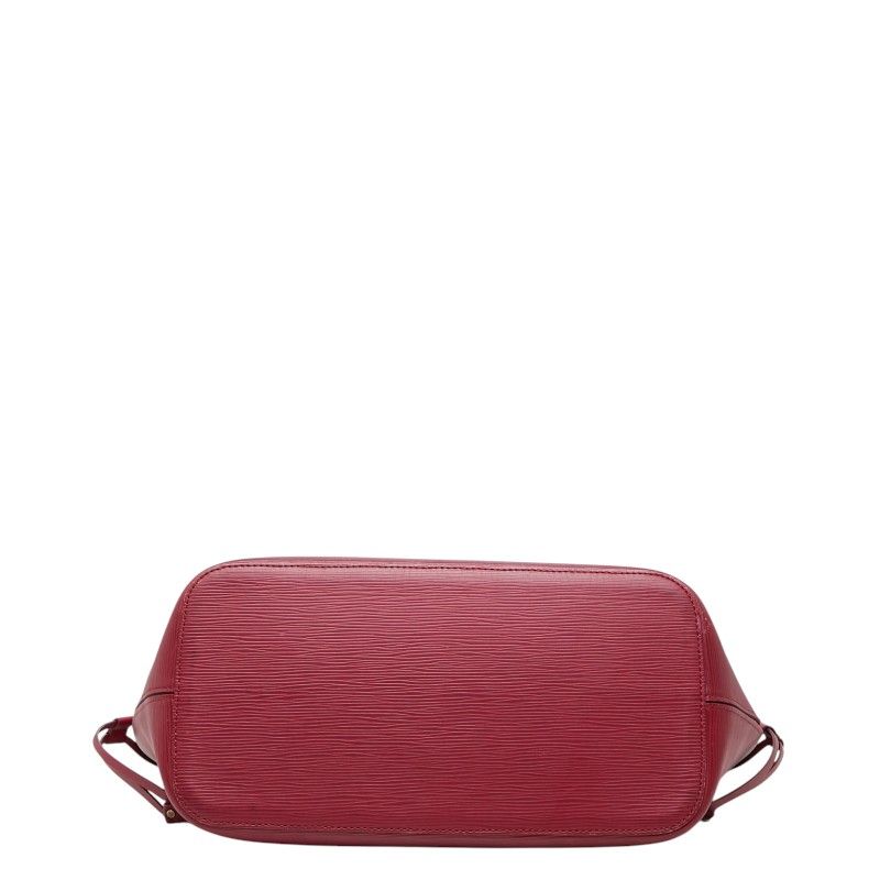 Louis Vuitton Epi Neverfull MM Tote Shoulder Bag Fuchsia Wine Red Leather — view 3