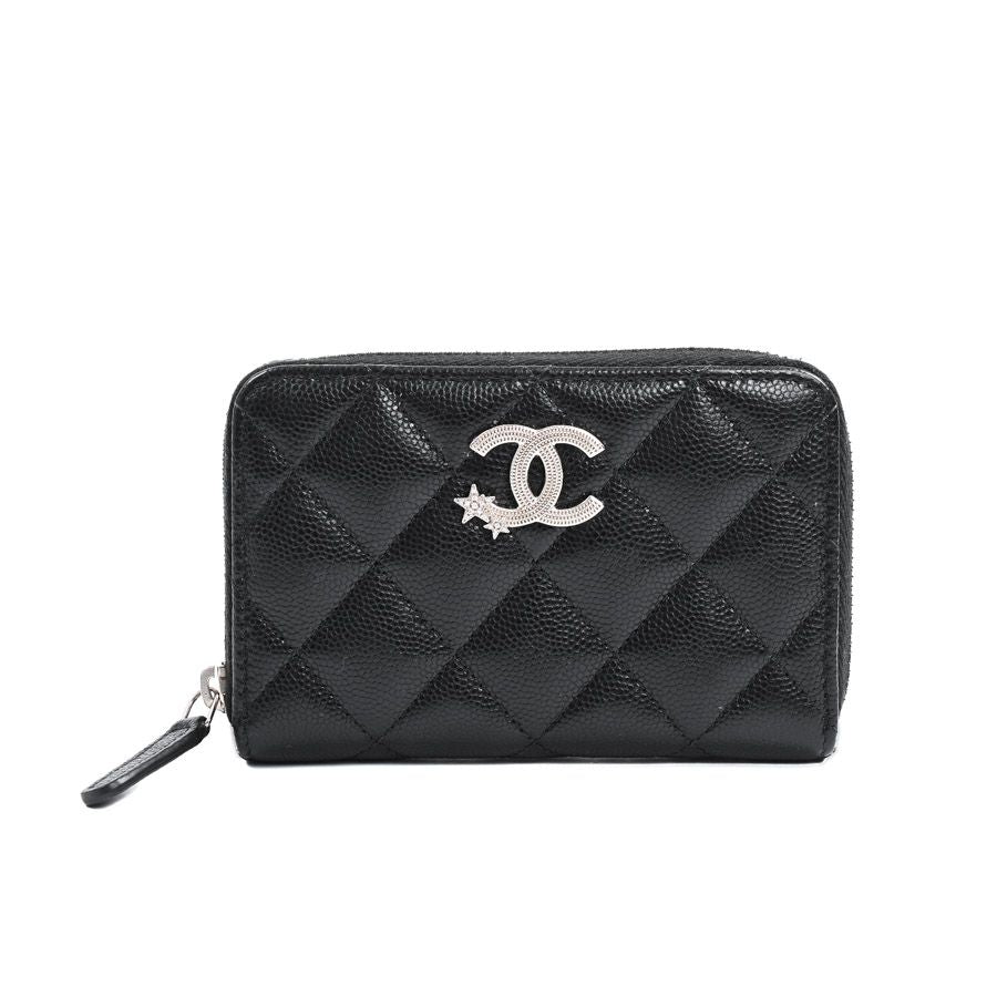 Chanel Compact Wallet Zip Coin Purse