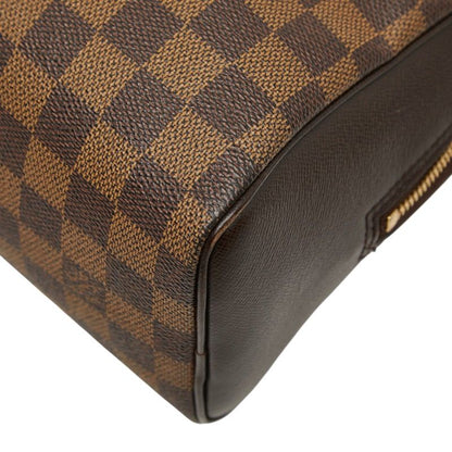 Louis Vuitton Damier Brera Handbag Brown Leather — view 4