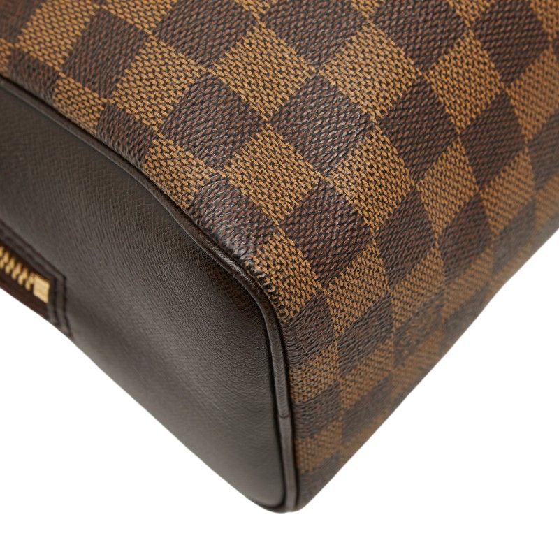 Louis Vuitton Damier Brera Handbag Brown Leather — view 5