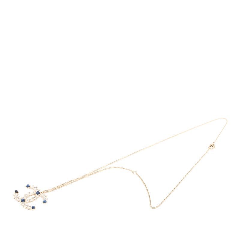 Chanel CC Logo Bijou Necklace Gold Plated — view 3