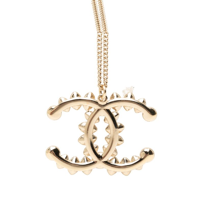 Chanel CC Logo Bijou Necklace Gold Plated — view 2