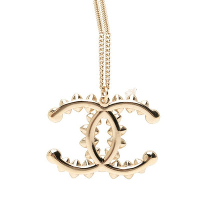 Chanel CC Logo Bijou Necklace Gold Plated — view 2