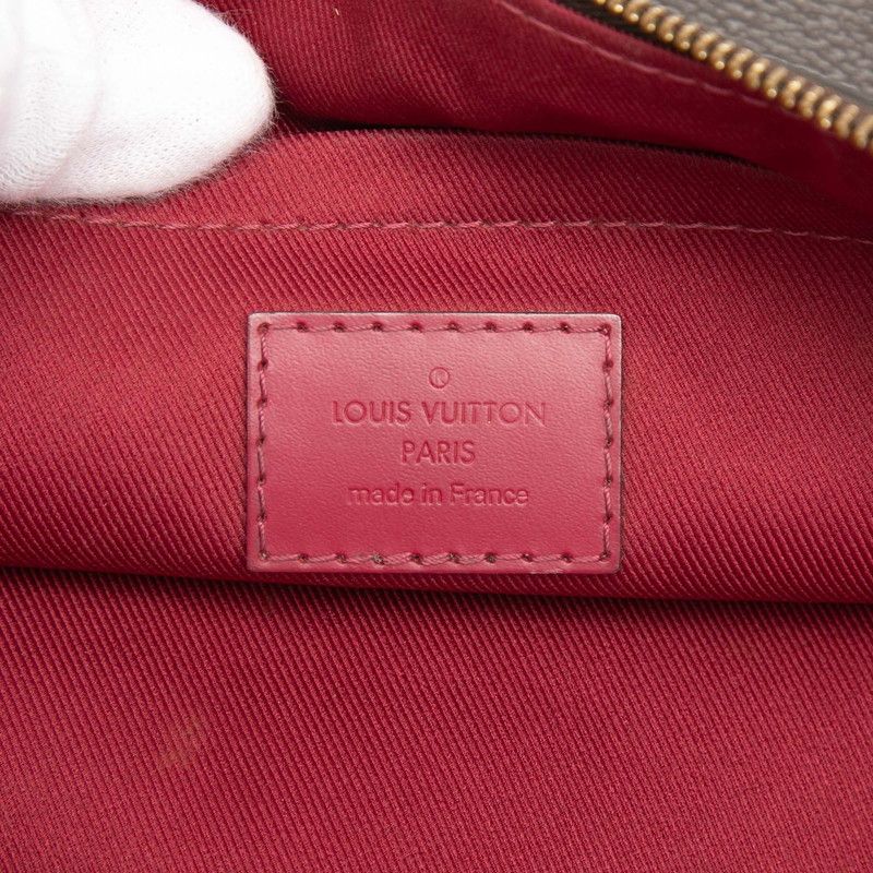 Louis Vuitton Monogram Etui Voyage GM Clutch Brown Fuchsia — view 6