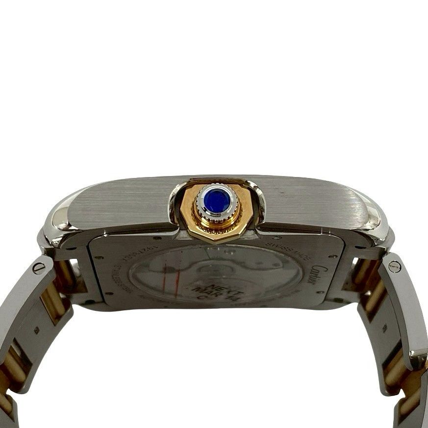 Cartier Tank Anne Gray XL Stainless Steel Automatic Watch Silver Gold — view 6