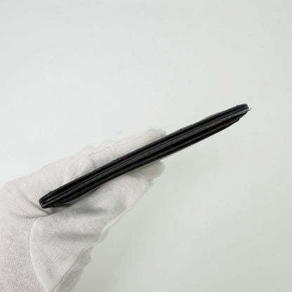 Chanel CC Logo Quilted Card Case Leather Black Vintage — view 6