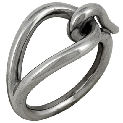 Hermes Jumbo Scarf Ring Closure Metal Silver