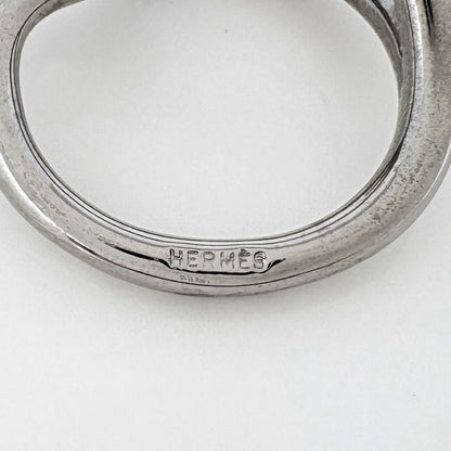 Hermes Jumbo Scarf Ring Closure Metal Silver — view 4