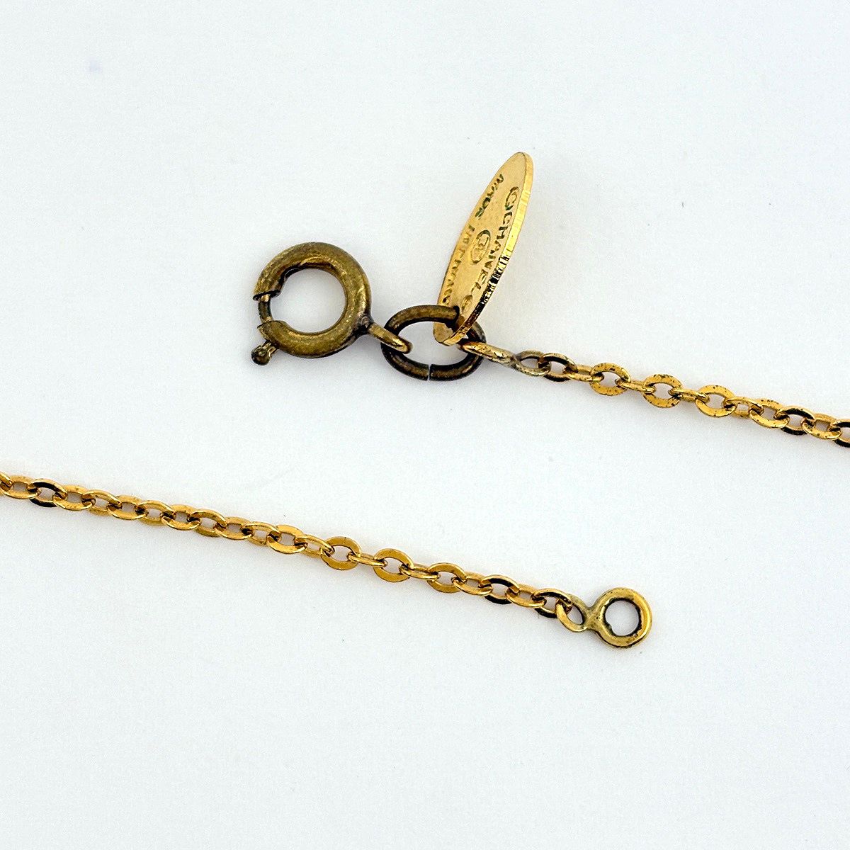 Chanel CC Logo Necklace Gold Plated — view 3