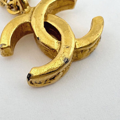 Chanel CC Logo Necklace Gold Plated — view 4