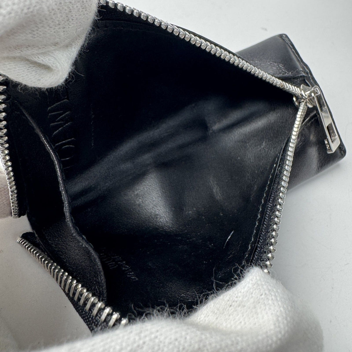 Loewe Anagram Triangle Coin Case Black — view 6
