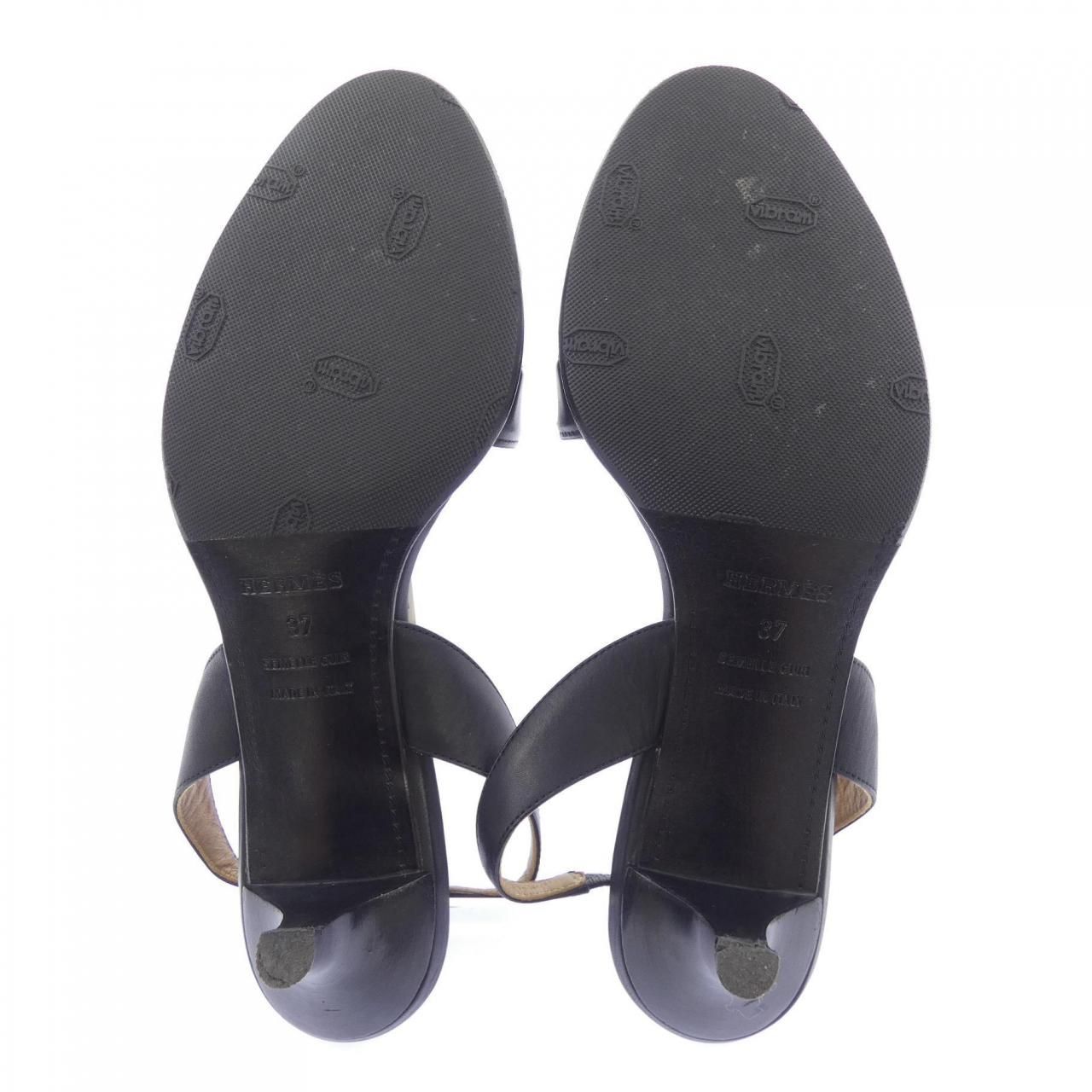 Hermes Sandals Black — view 5