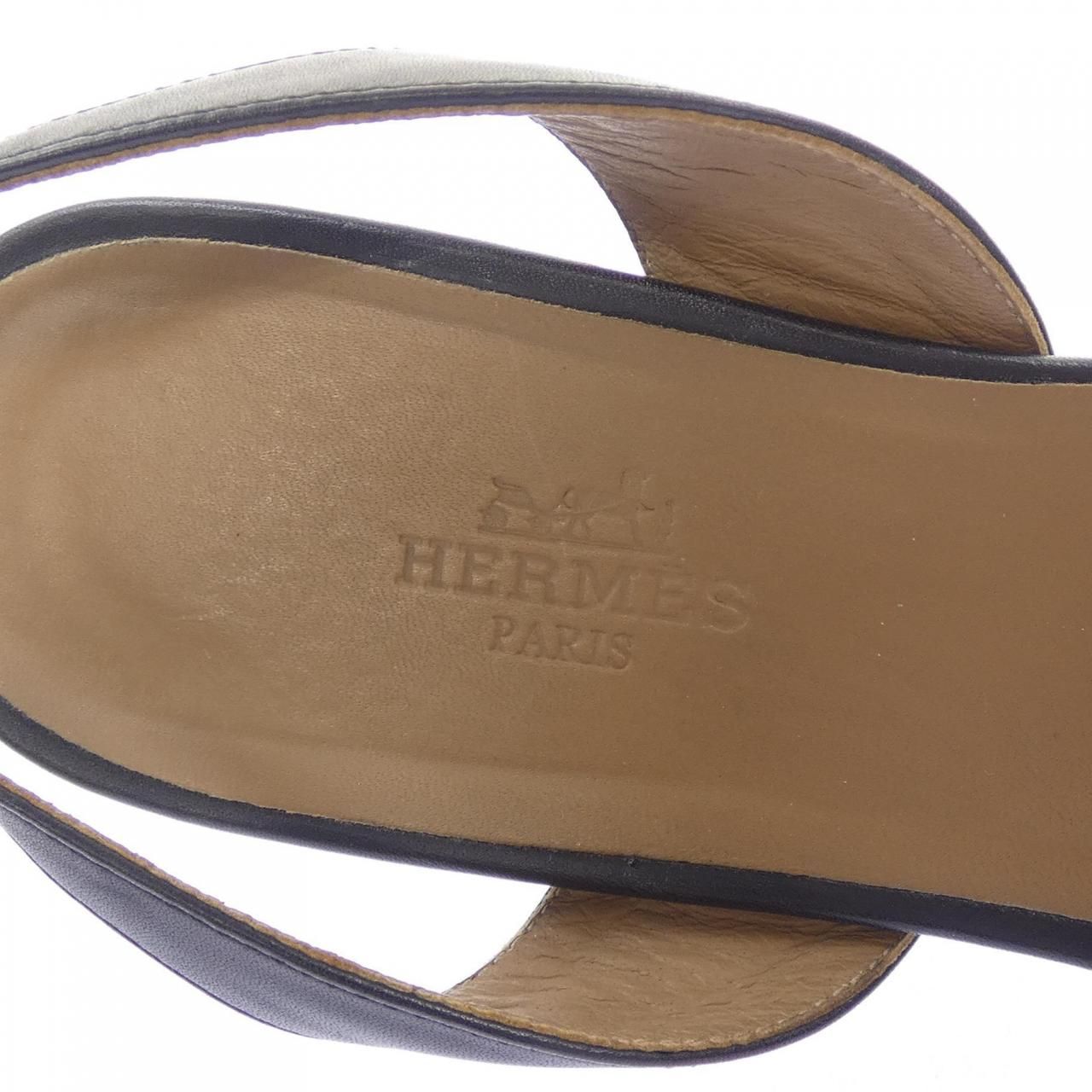 Hermes Sandals Black — view 6
