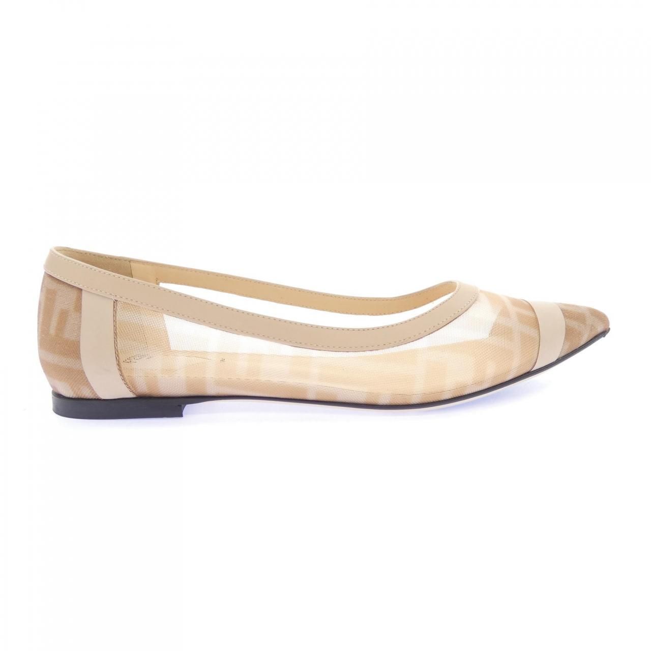 Fendi Flat Sneakers Beige