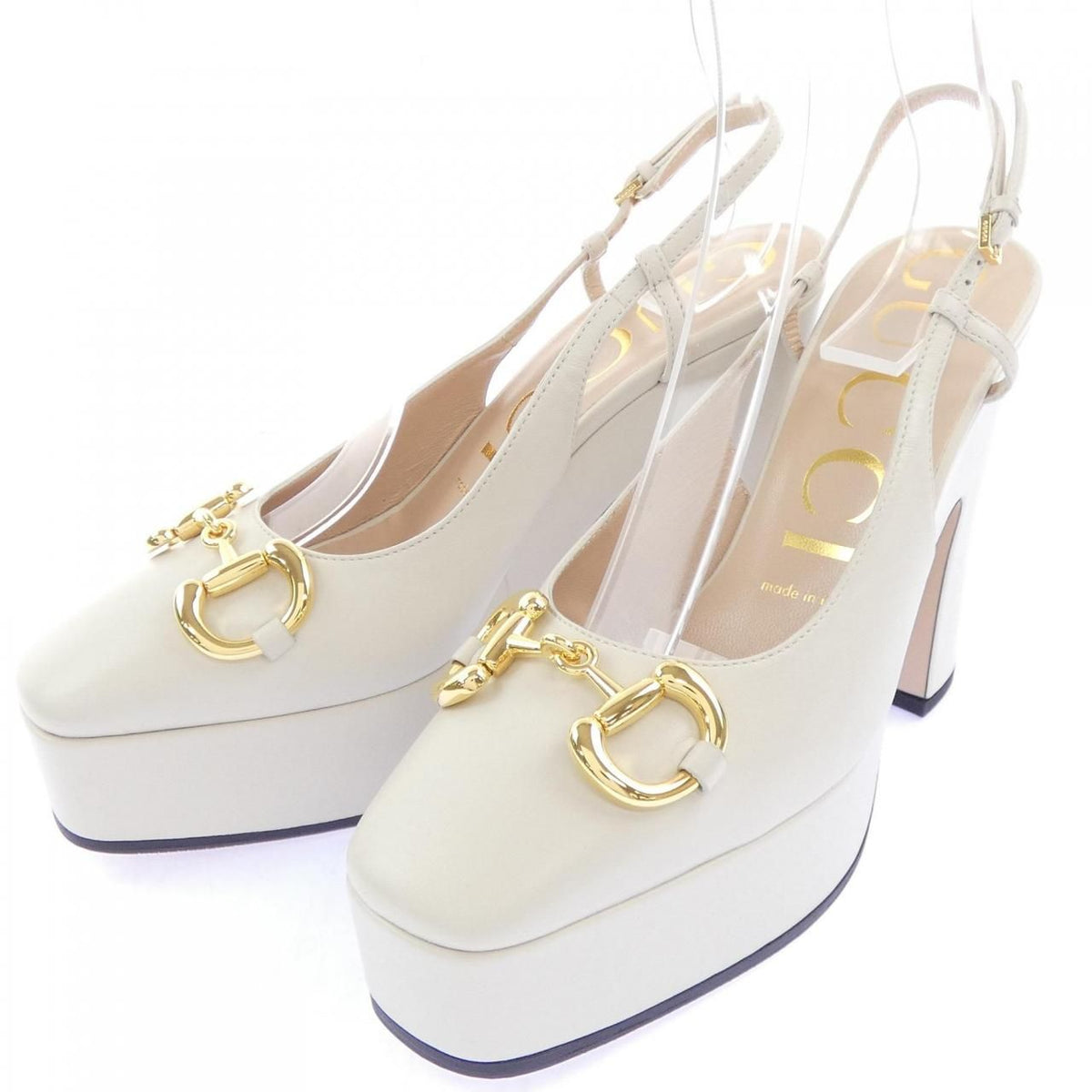 Gucci Pumps Heel Beige — view 3