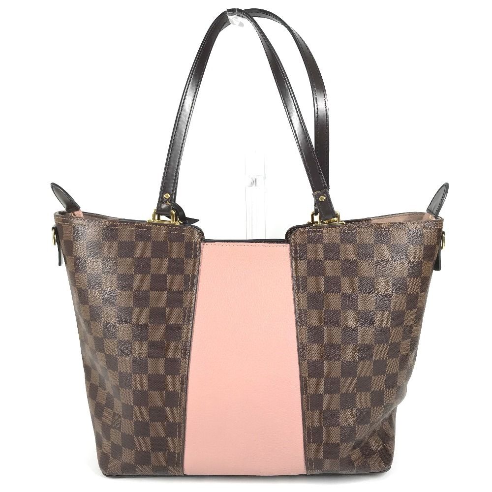 Louis Vuitton Tote Bag Jersey Damier Canvas Magnolia Pink — view 2