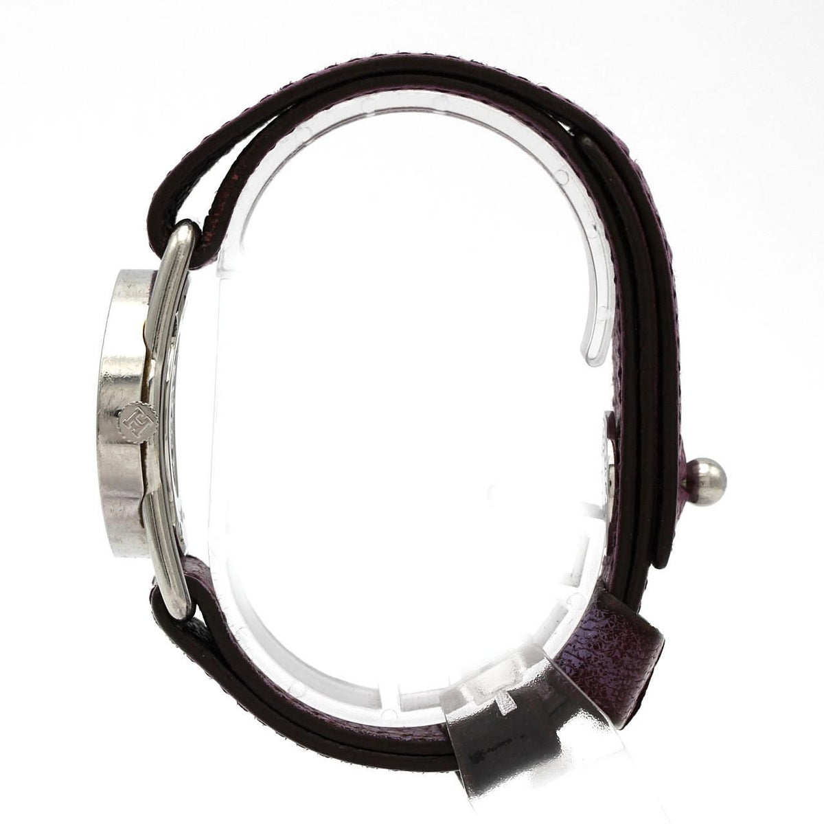 Hermes Barenia Rondo SS Quartz Watch — view 3