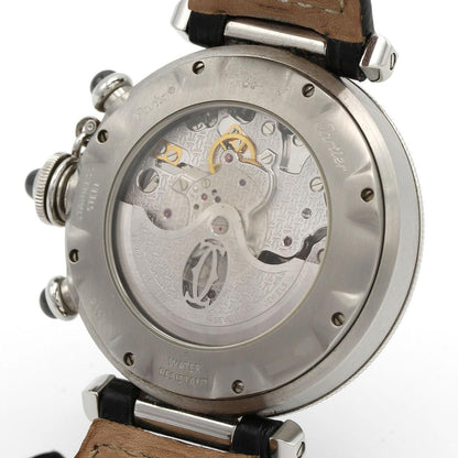 Cartier Pasha Stainless Steel Platinum Automatic Watch — view 6
