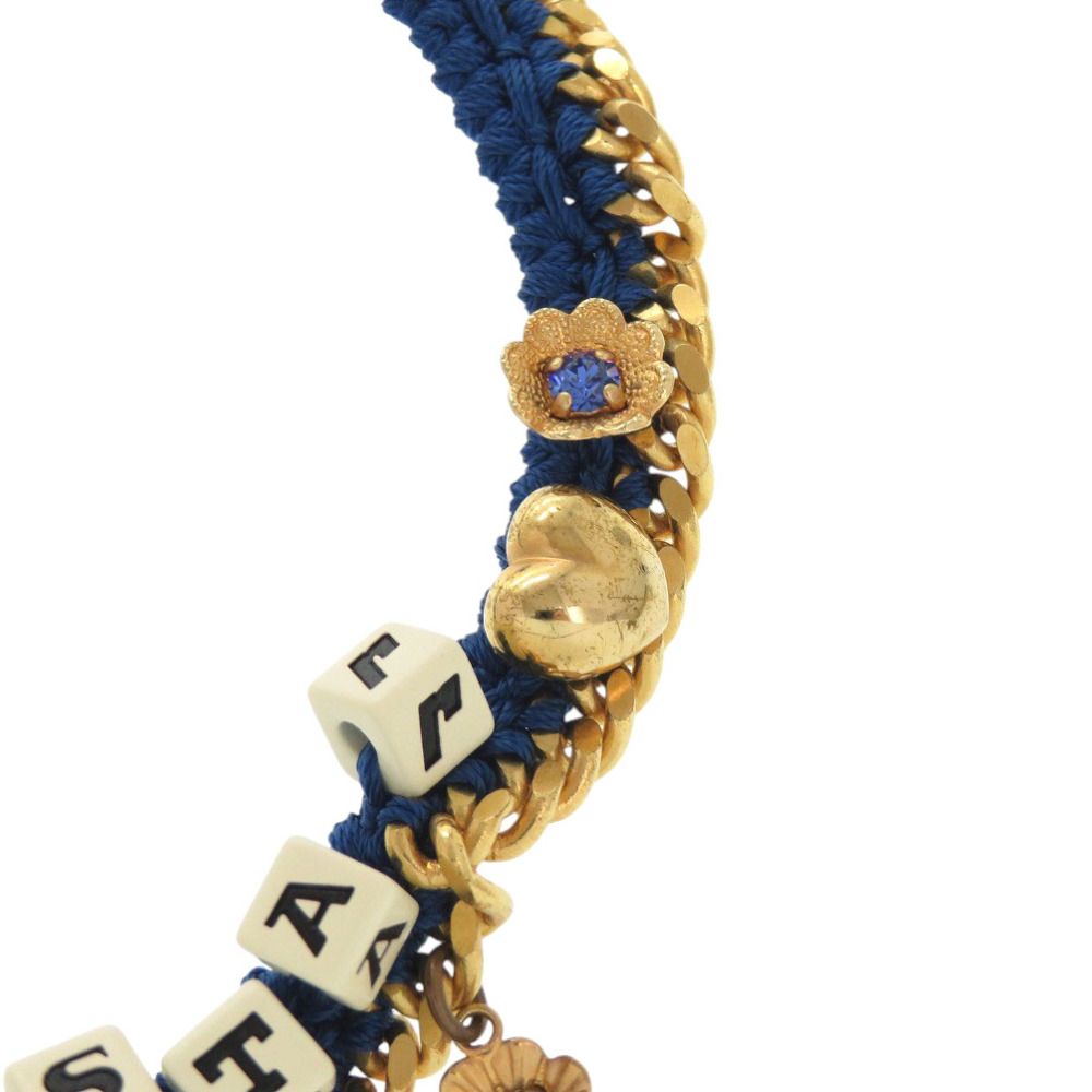Dolce & Gabbana I Am the Star Metal Blue Gold Choker & Necklace — view 6