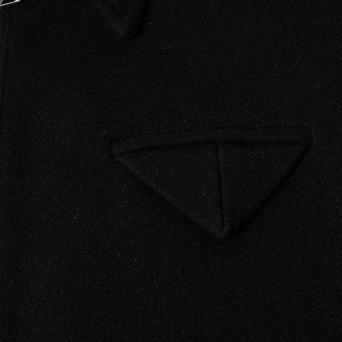 Bottega Veneta Wool Jacket Cropped Zip Up Black Silver — view 6