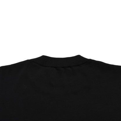 Chanel Knit Short Sleeve Top T-Shirt CC Logo Cotton Black Sweater — view 7