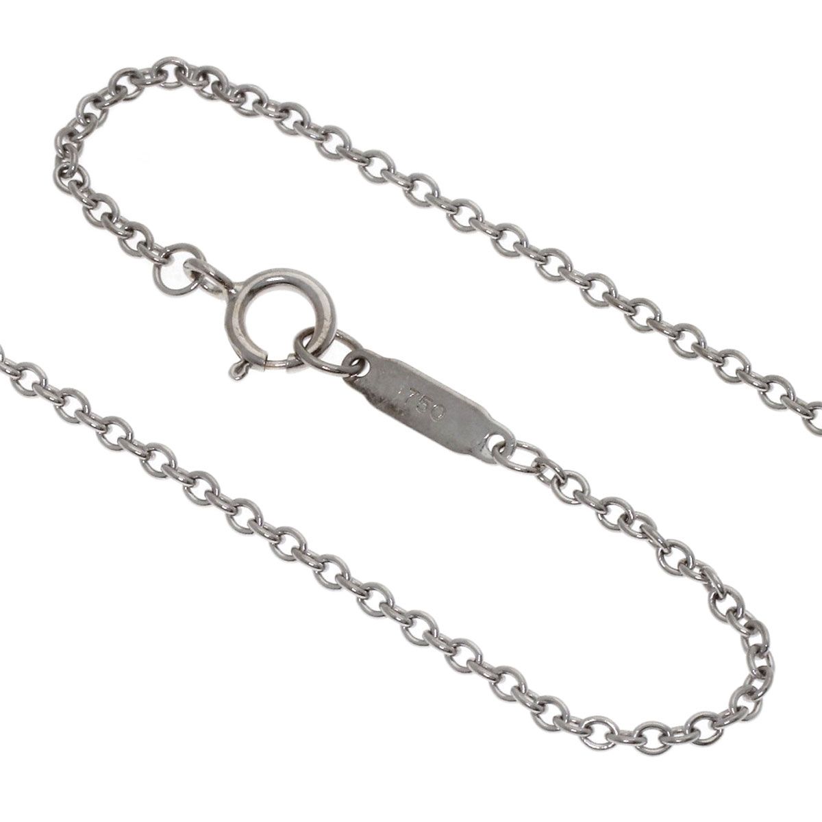 Tiffany & Co Lucida Diamond Necklace 18K White Gold — view 3