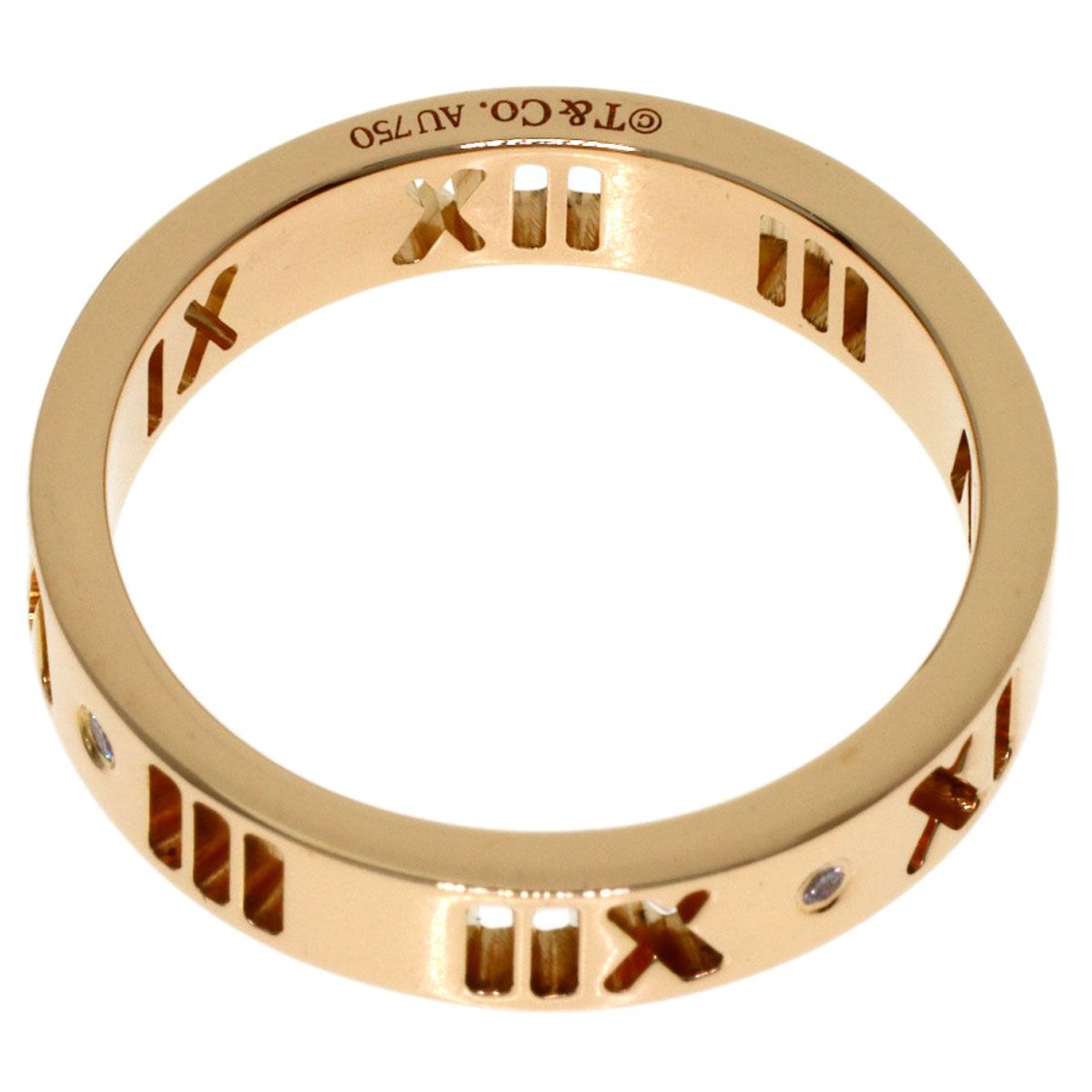 Tiffany & Co Earrings Door Truss Diamond Ring 18K Yellow Gold — view 4