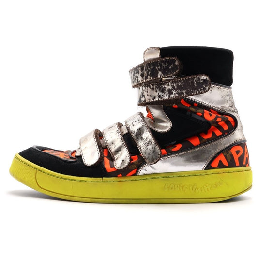 Louis Vuitton Steven Sprouse Monogram Graffiti Velcro Sneakers Multi