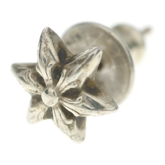Chrome Hearts CO Star Stud Earrings Silver