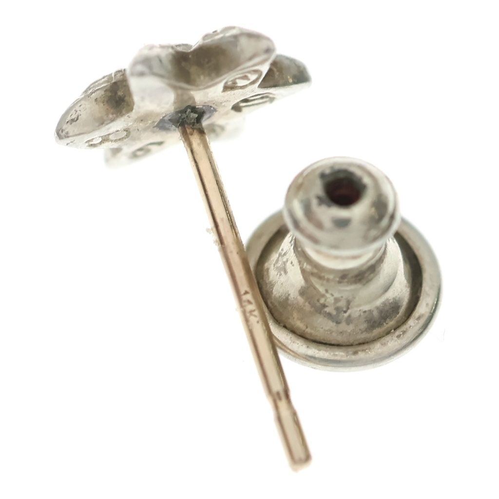 Chrome Hearts CO Star Stud Earrings Silver — view 5