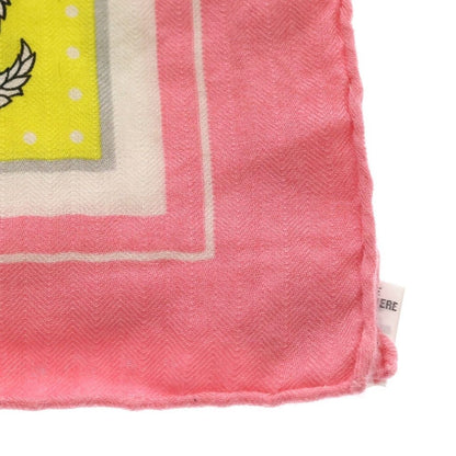 Hermes Carre Sailor Tattoo Large Silk Scarf Shawl Pink — view 3
