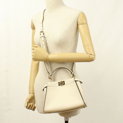 Fendi 2-Way Peekaboo Mini Fidue Handbag Calfskin — view 8