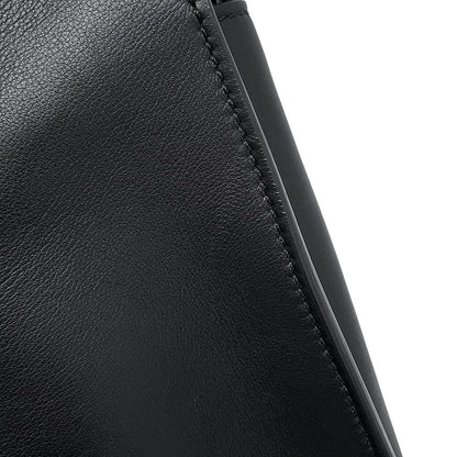 Fendi Peekaboo Essential Leather 2-Way Shoulder Bag Black — view 8