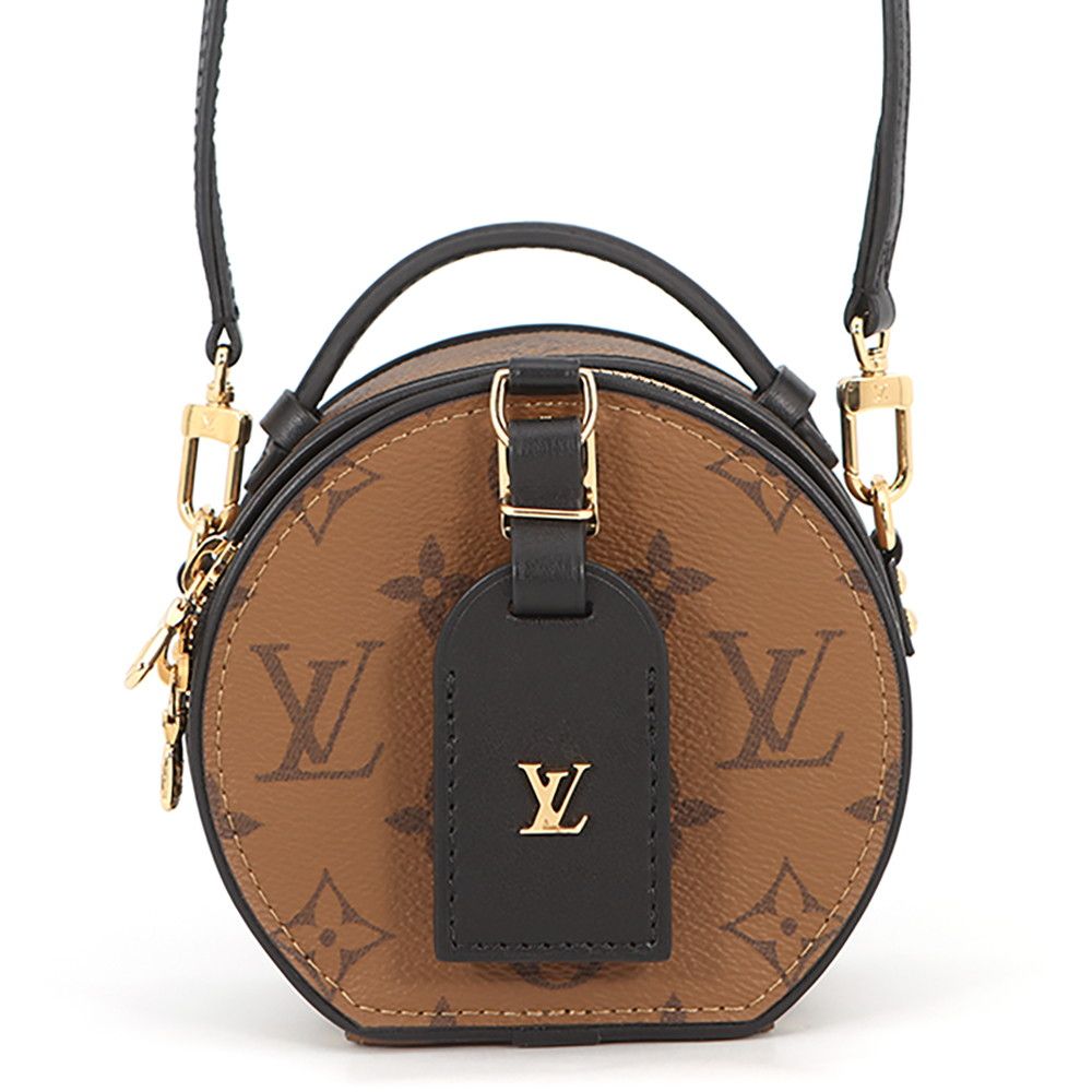 Louis Vuitton Shoulder Bag Monogram Reverse Mini Boite Chapeau 2-Way