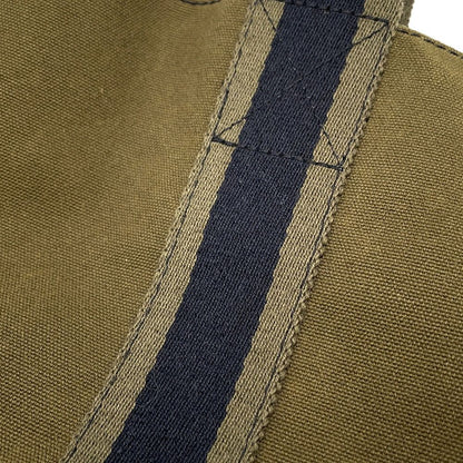 Hermes Tote Bag Fourre Tout Cabas Green Black Canvas — view 7