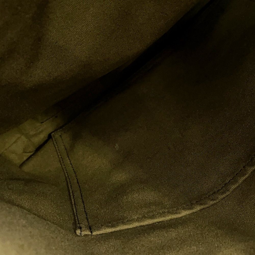 Hermes Tote Bag Fourre Tout Cabas Green Black Canvas — view 8