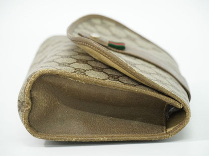 Gucci Vintage Sherry Line GG Supreme Clutch Beige — view 4