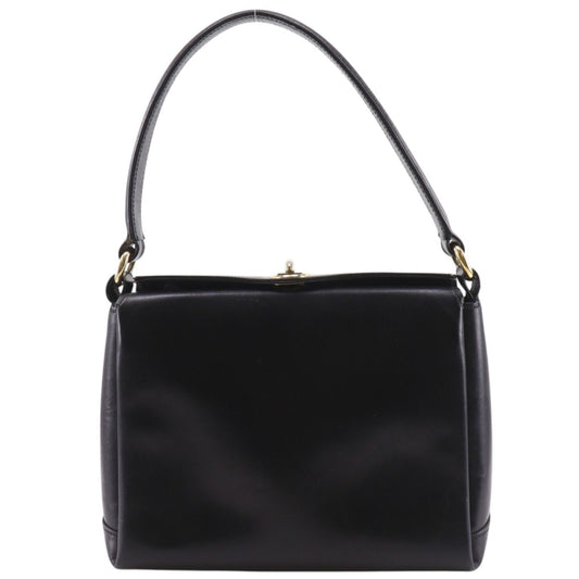 Gucci Vintage Leather Black Shoulder Bag