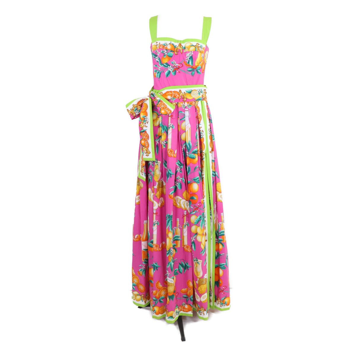 Dolce & Gabbana Tropical Graphic Maxi Dress 38