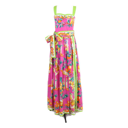 Dolce & Gabbana Tropical Graphic Maxi Dress 38