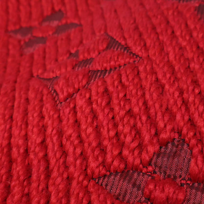 Louis Vuitton Echarpe Logomania Wool Silk Fringe — view 7