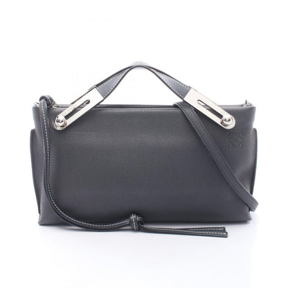 Loewe Handbag Missy Small 2-Way Gray Leather