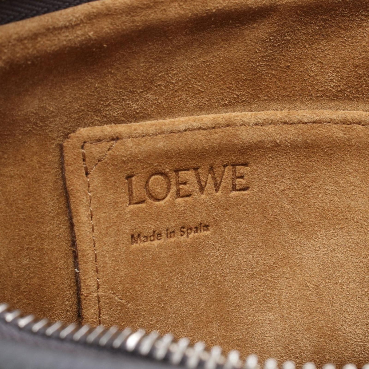 Loewe Handbag Missy Small 2-Way Gray Leather — view 4
