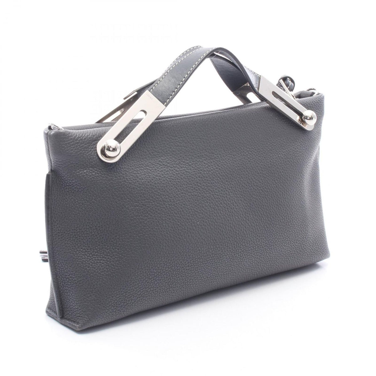 Loewe Handbag Missy Small 2-Way Gray Leather — view 2