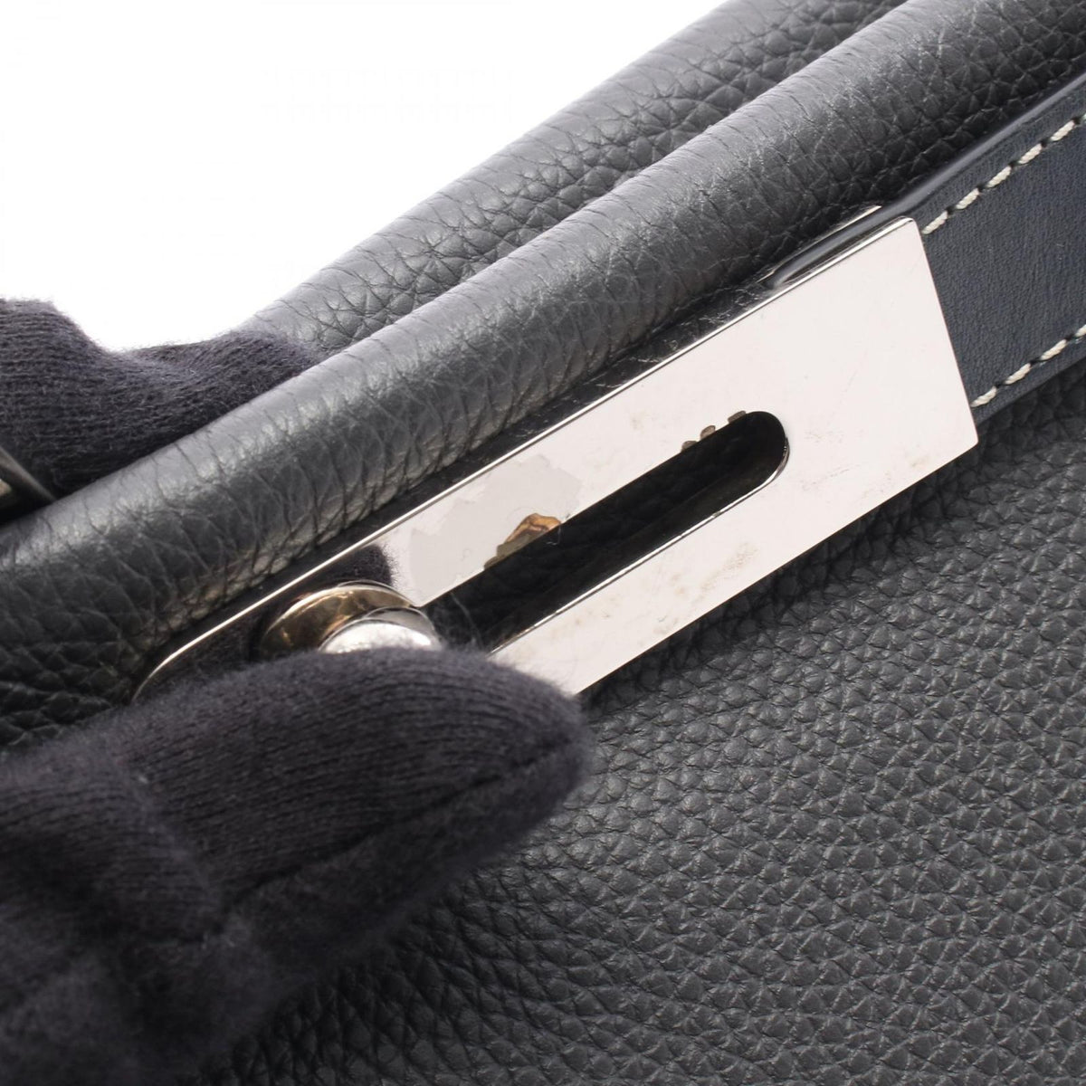 Loewe Handbag Missy Small 2-Way Gray Leather — view 7