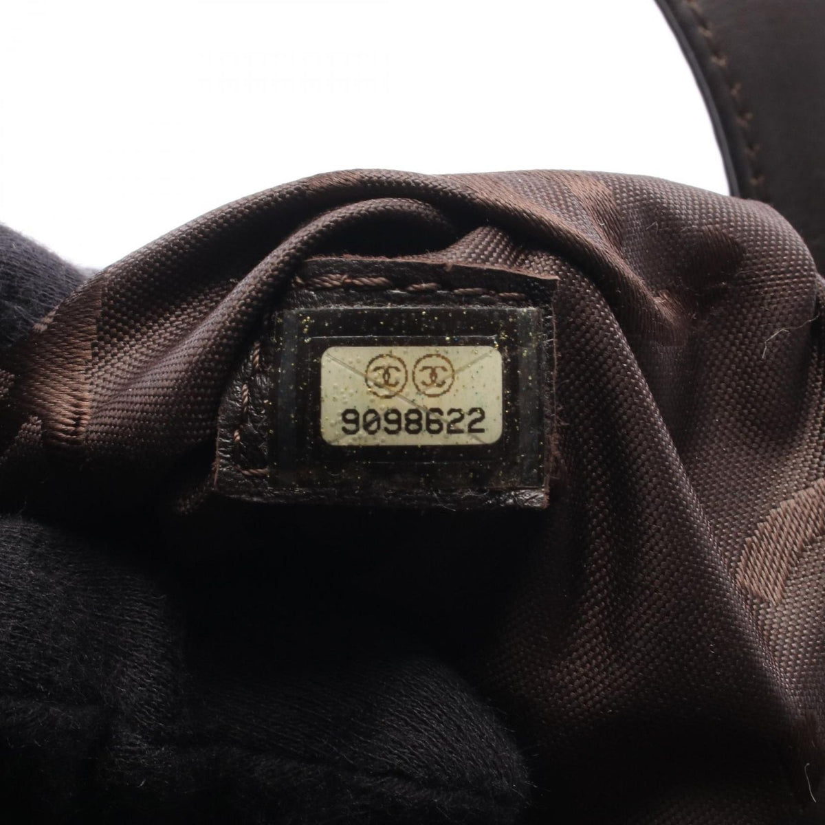 Chanel Tote Bag Wild Stitch Dark Brown Leather — view 5