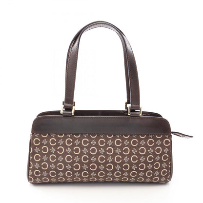 Celine Handbag C Macadam Brown Canvas Leather